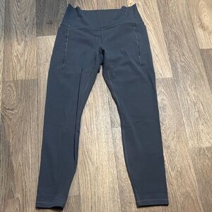 Athleta Grey Transcend Stash Tight